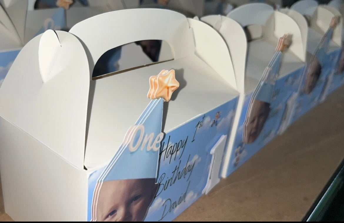3D PARTY BOX PARTY FAVOUR 1 BOX CLOUD THEME ANY THEME PLEASE JUST ASK