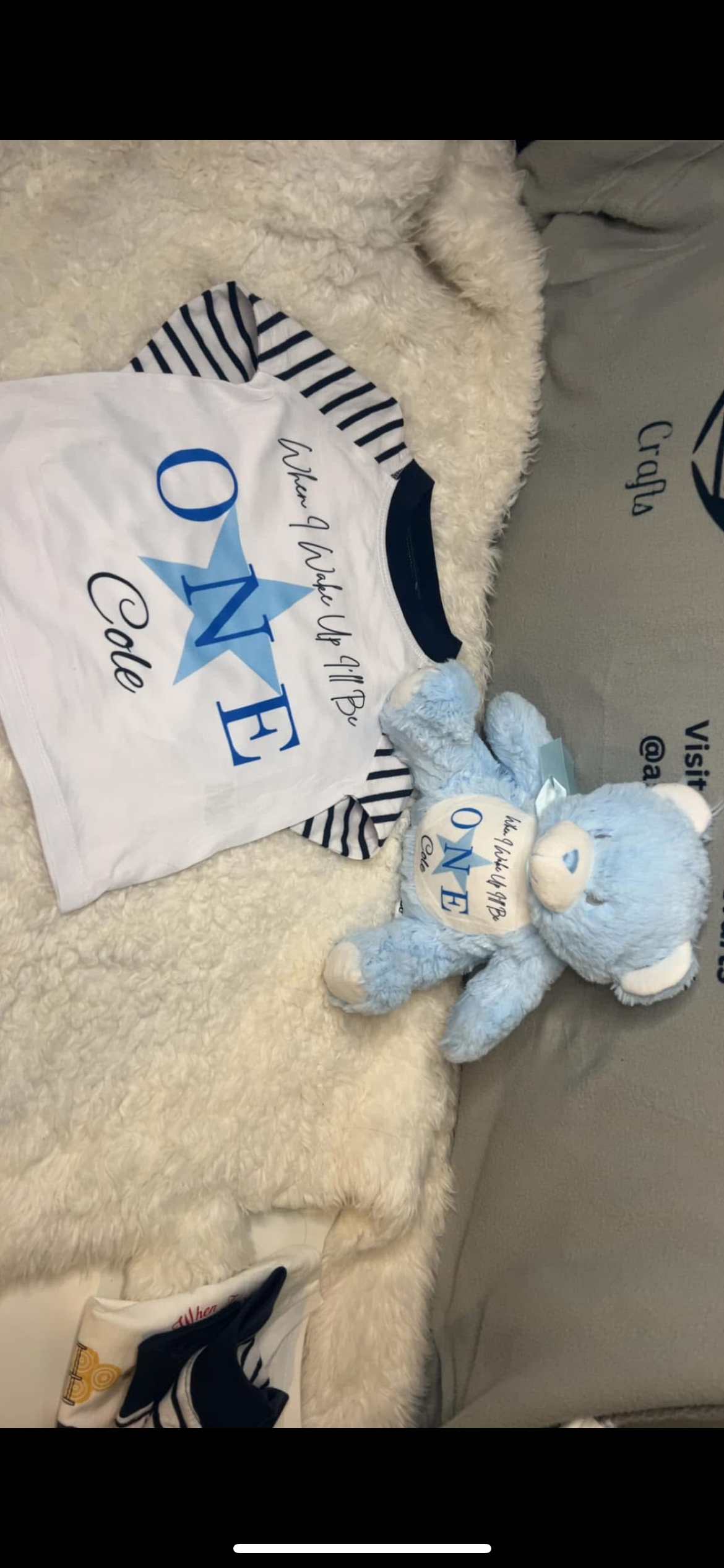 When I Wake Up I Will Be … Personalised PJs  Upto 3-4 Years Navy Or Pink